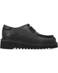 Ferragamo - Round-toe Lace-up Oxford Shoes - Lyst
