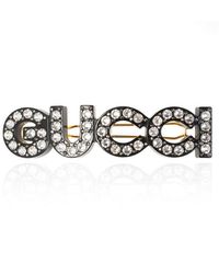 Gucci - Hair Clip With Logo - Lyst