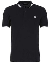 Fred Perry - Twin Tipped Polo T Shirt - Lyst