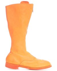 orange boots