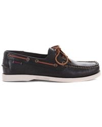 Sebago - Portland Martellato Lace-Up Flat Shoes - Lyst