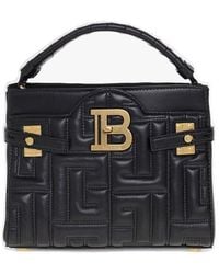 Balmain - Leather B-buzz 22 Bag - Lyst