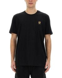 Belstaff - T-Shirt With Logo Patch - Lyst