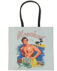 Moschino - Hawaiian Print Tote Bag - Lyst