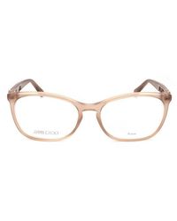 Jimmy Choo - Rectangle Frame Glasses - Lyst