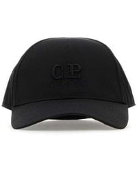 C.P. Company - Chrome R Goggle Baseball Cap - Lyst