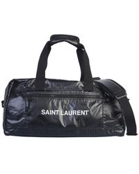 Saint Laurent Logo Duffle Bag - Black