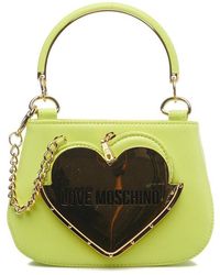 Love Moschino - Logo Plaque Mini Tote Bag - Lyst