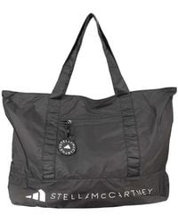 adidas By Stella McCartney - Logo Printed Zipped Tote Bag - Lyst