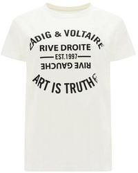 Zadig & Voltaire - Walk Blason Logo T-shirt - Lyst