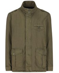 Herno - Zip-Up High Neck Jacket - Lyst