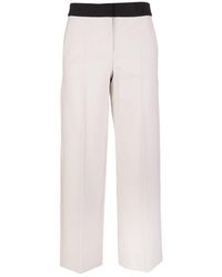 Max Mara White Baleari Pants - Multicolor