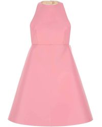 Prada Pink Leather Mini Dress