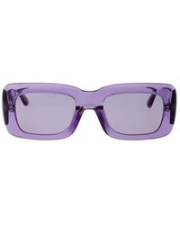 Linda Farrow - X The Attico Rectangle Frame Sunglasses - Lyst