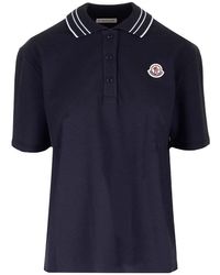 Moncler - Polo Shirt With Logo - Lyst