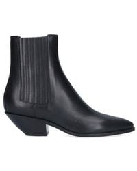 Saint Laurent West Chelsea Boots - Black
