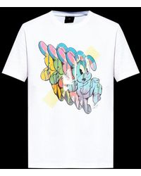 Paul Smith - Bunny Repeat Printed Crewneck T-Shirt - Lyst