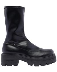 Sergio Rossi - Round-Toe Ankle Boots - Lyst