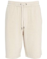 Herno - Drawstring Terry Shorts - Lyst