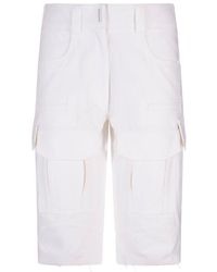 Givenchy - Cotton Cargo Bermuda Shorts - Lyst