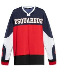 DSquared² - T-shirt With Long Sleeves, - Lyst