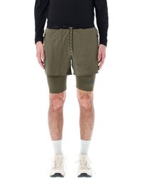 Nike - Trail Second Sunrise Panelled Running Shorts - Lyst