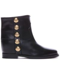 Via Roma 15 - 3194 Almond Toe Ankle Boots - Lyst