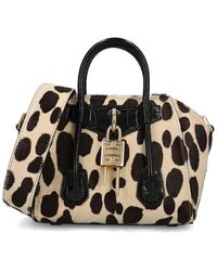 Givenchy - Leopard Print Antigona Toy Lock Bag - Lyst