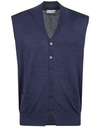 Ballantyne - Basolan Sleeveless Cardigan - Lyst