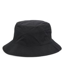 C.P. Company - Logo Embroidered Wide Brim Bucket Hat - Lyst