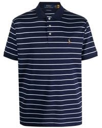 Polo Ralph Lauren - Polo Pony Embroidered Striped Polo Shirt - Lyst