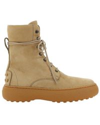 Tod's - Leather Ankle Boots - Lyst