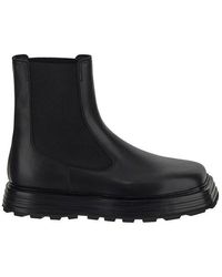 Jil Sander - Squared-Toe Slip-On Chelsea Boots - Lyst