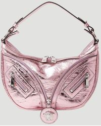 Versace - Metallic Effect Mini Shoulder Bag - Lyst