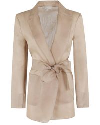 Antonelli - Belted Blazer Jacket - Lyst