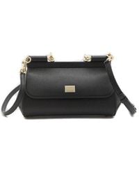 Dolce & Gabbana - Logo Plaque Medium Sicily Handbag - Lyst