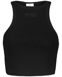 Vetements - Cropped Racing Tank Top - Lyst