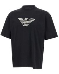 Emporio Armani - T-Shirt From The Sustainability Collection - Lyst