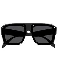 Alexander McQueen - Square Frame Sunglasses - Lyst