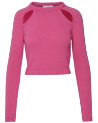 Chiara Ferragni - Pink Cashmere Blend Sweater - Lyst