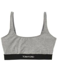 Tom Ford - Logo Underband Scoop-neck Bra - Lyst