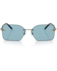 Tiffany & Co. - Rectangle Frame Sunglasses - Lyst