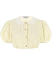 Miu Miu Tops for Women | Online Sale up to 76% off | Lyst Canada
