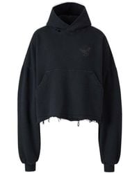 Balenciaga - Nail Polish Cropped Hoodie - Lyst