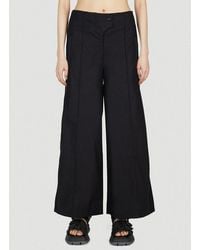 The North Face - Wide Leg Pleated Pants - Lyst