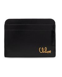 Chloé Iconic' Card Holder in Black | Lyst UK