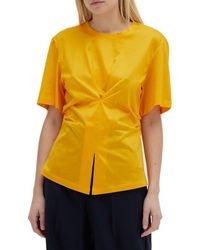 Erika Cavallini Semi Couture - Short-sleeved Crewneck T-shirt - Lyst