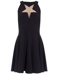Versace - Star Cut-out Sleeveless Mini Dress - Lyst