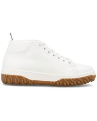 Thom Browne - Court Mid-top Sneakers - Lyst