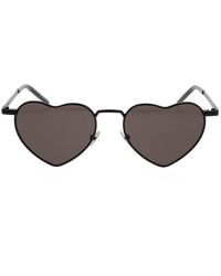 Saint Laurent - Loulou Heart-shape Frame Sunglasses - Lyst